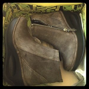 NEW Fly London Suede Boots size 38